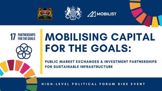 Mobilising Capital for the Goals - Public Market Exchanges &  Investment Partnerships for Sustainable Infrastructure
