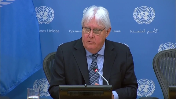 Martin Griffiths (OCHA) on the humanitarian situation in Ukraine - Press Conference