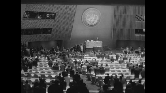 Archbishop Makarios of Cyprus Visits UN