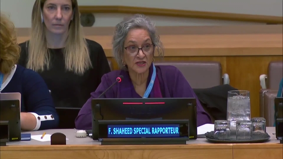 Third Committee, 28th plenary meeting - General Assembly, 79th session