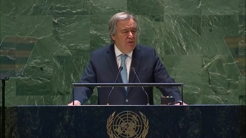 António Guterres (UN Secretary-General) on the 2nd plenary meeting - Commission on the Status of Women, Sixty-seventh session (CSW67)