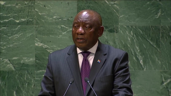 South Africa - President Addresses General Debate, 78th Session