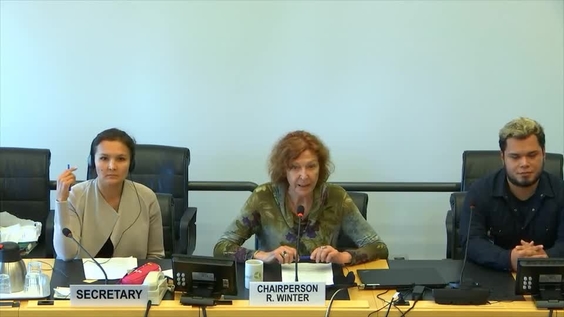 Closing of Session - 2310th Meeting 78th Session Committee on the Rights of the Child