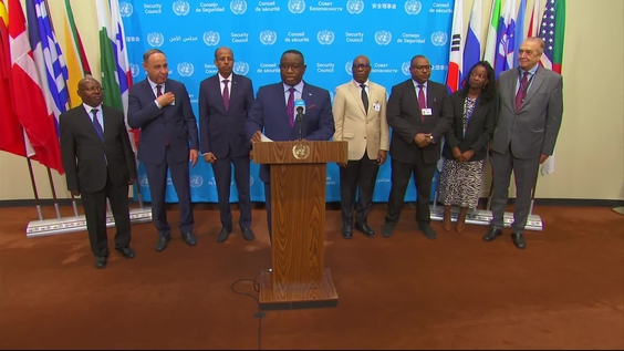 C-10 Joint Media Stakeout following the "7th Summit of the African Union Committee of Ten Heads of State and Government."