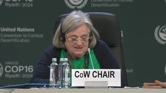 (4th meeting) Committee of the Whole Plenary - UNCCD COP16