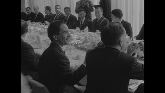 King Hussein of Jordan Visits UN Headquarters