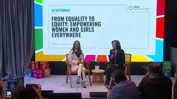 From Equality to Equity: empowering women and girls everywhere - SDG Media Zone at the 78th Session of the UN General Assembly