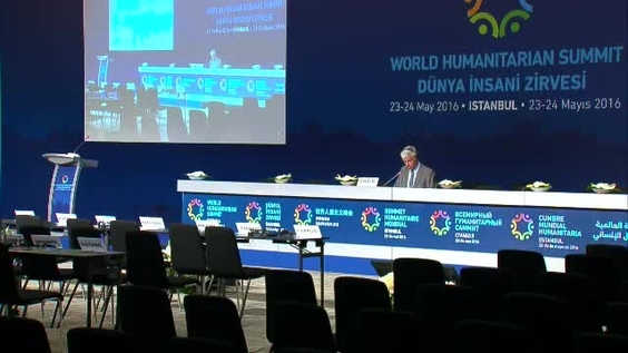 Muzaffer Baca (International Blue Crescent Relief And Development Foundation), World Humanitarian Summit (Istanbul, 2016), Member States and Stakeholders Announcements