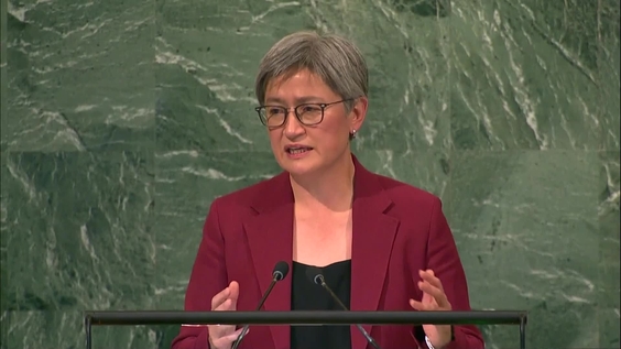 Australia - Minister for Foreign Affairs Addresses General Debate, 77th Session