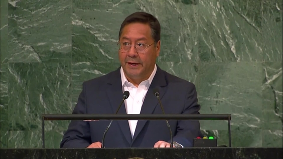 Bolivia - President Addresses General Debate, 77th Session