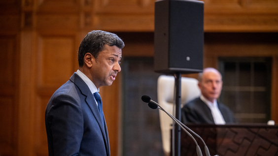THE HAGUE – Address by HE Mr Jamal Alrowaiei, President of the United Nations Security Council, during the solemn sitting to mark the 80th anniversary of the International Court of Justice's (ICJ) inaugural session