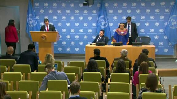 Foreign Minister of Venezuela Briefs Press