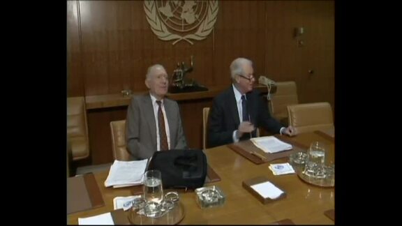 UN Secretary-General Meets with Envoy to Yugoslavia