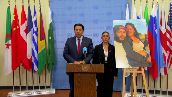 Danny Danon (Israel) on the situation in the Middle East - Security Council Media Stakeout