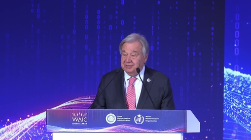 UN Secretary-General António Guterres remarks at the World Artificial Intelligence Conference Meteorological Forum (Shanghai)