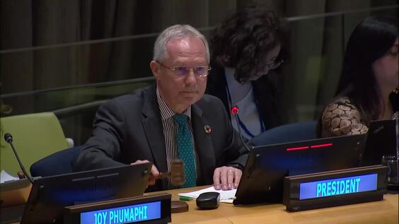 Csaba Kőrösi (PGA) on the Fight against Tuberculosis, Pandemic Prevention, Preparedness and Response and Universal Health Coverage - General Assembly, 77th session