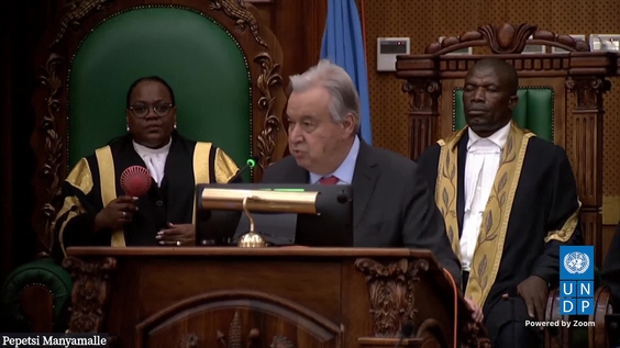 António Guterres (UN Secretary-General) Address to the Joint Sitting of Parliament of Lesotho
