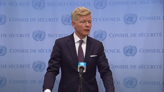 Hans Grundberg (UN Special Envoy for Yemen) on the situation in Yemen - Security Council Media Stakeout