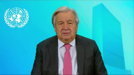 安东尼奥·古特雷斯（联合国秘书长）在2025年世界儿童日的视频致辞
