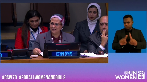 11th plenary meeting - Commission on the Status of Women, Seventieth session (CSW70) - Voluntary presentations by Member States on the review theme