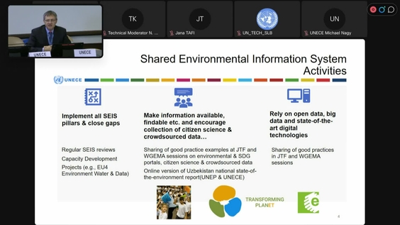 1st Meeting, 20th Session of Joint Task force on Environmental Statistics and Indicators