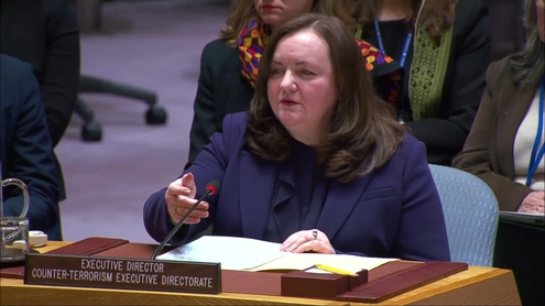 Natalia Gherman (CTED) on threats to international peace and security caused by terrorist acts - Security Council, 10101st meeting