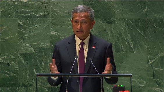 Singapore - Minister for Foreign Affairs Addresses General Debate, 78th Session