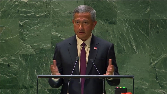 Singapore - Minister for Foreign Affairs Addresses General Debate, 78th Session