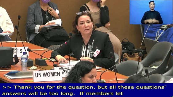 1880ª sesión, 82º período de sesiones del Comité para la Eliminación de la Discriminación contra la Mujer (CEDAW)