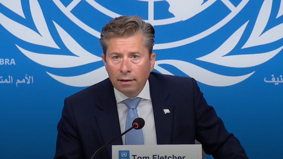 Tom Fletcher (OCHA) - Press conference