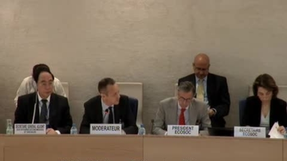 Anthony Mothae Maruping (AU), Shaping the post-2015 development agenda - ECOSOC High-level Segment 2013