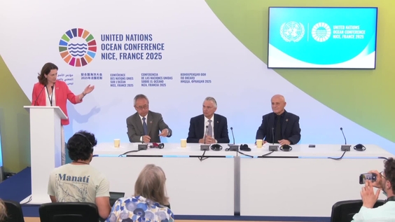 Closing press conference - 2025 UN Ocean Conference (Nice, France)