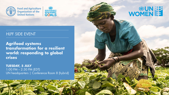 Agrifood Systems transformation for a Resilient World: Responding to Global Crises