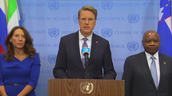 Joint Stakeout on Climate, Peace and Security & the UN Peacekeeping Operations - Security Council Media Stakeout