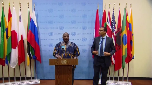 Joint Briefing by Gabon, Ghana  Mozambique on the financing of African Union Peace Support Operations  - Security Council Media Stakeout