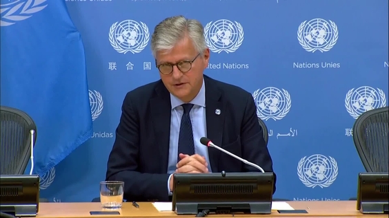 Jean-Pierre Lacroix (UNDPO) on the occasion of UN Peacekeepers Day 2022 - Press Conference