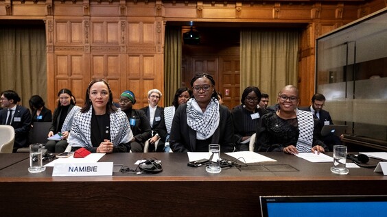 THE HAGUE – The International Court of Justice (ICJ) holds public hearings in the advisory proceedings - Namibia, Norway, Oman, Pakistan, Indonesia and Qatar