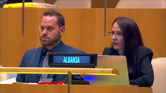 Албания, первое право на ответ, общие прения, 77-ая сессия
