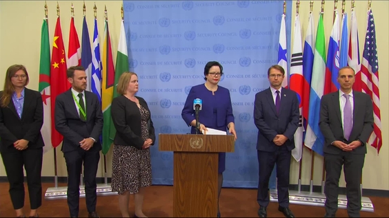 Joint Statement on the situation in Georgia - Security Council Media Stakeout