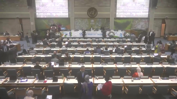 Opening Plenary Session 1: Resumed second session of the United Nations Habitat Assembly (UNHA2.2)