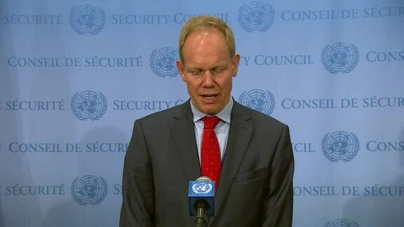 Permanent Representative of the United Kingdom Briefs Press on UNAMID