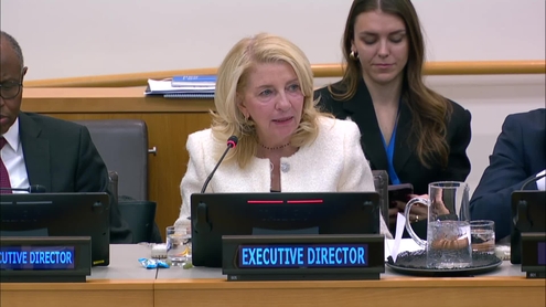 Catherine Russell (UNICEF) at the opening of UNICEF Executive Board, First regular session 2026 - Economic and Social Council