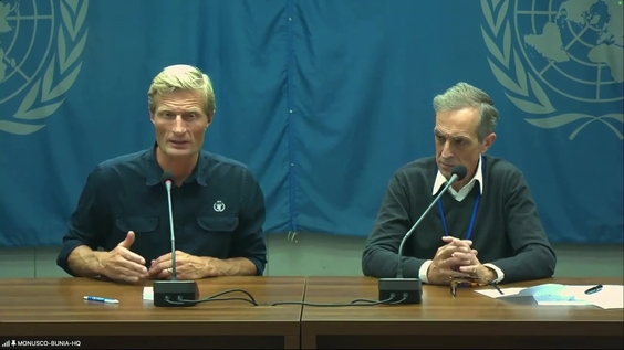 Julien Harneis (UN Senior Ebola Coordinator) and Carl Skau (WFP) on the Ebola response on the ground - Press Conference