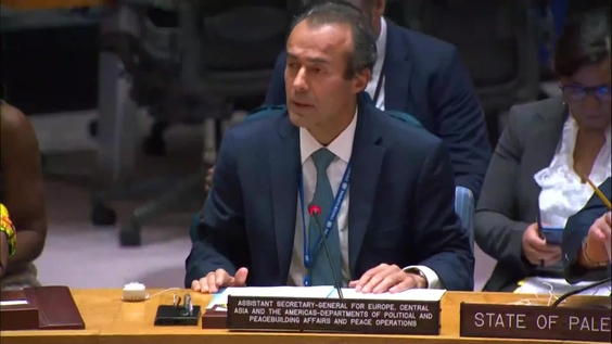 Khaled Khiari (Assistant Secretary-General) on the Palestinian question - Security Council 9387th meeting
