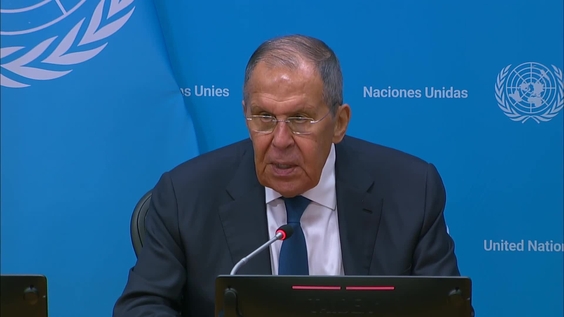 Press Conference: H.E. Mr. Sergey V. Lavrov, Minister for Foreign Affairs of the Russian Federation