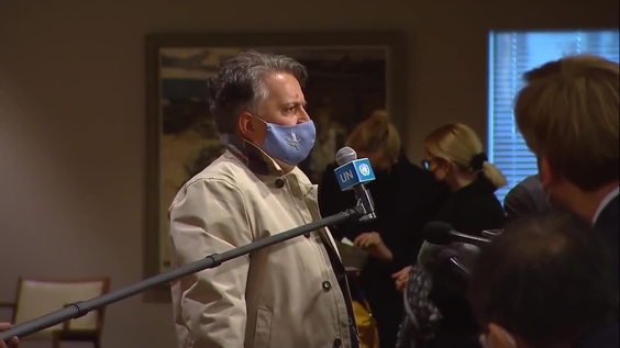 Sergiy Kyslytsya (Ukraine) on Ukraine - Security Council Media Stakeout