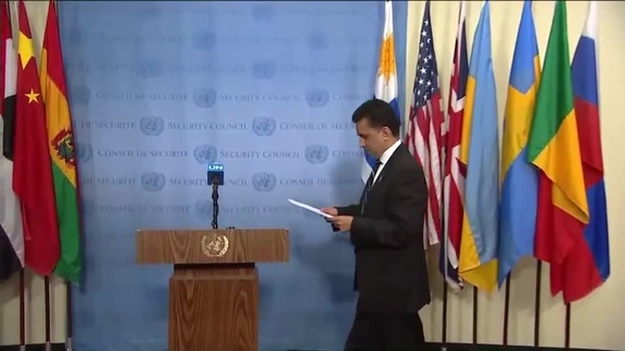Security Council President Briefs Press on South Sudan