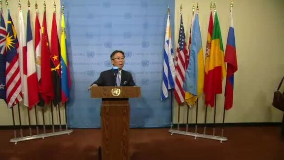 Representative of Japan Briefs Press on Possible Additional Sanctions on DPRK