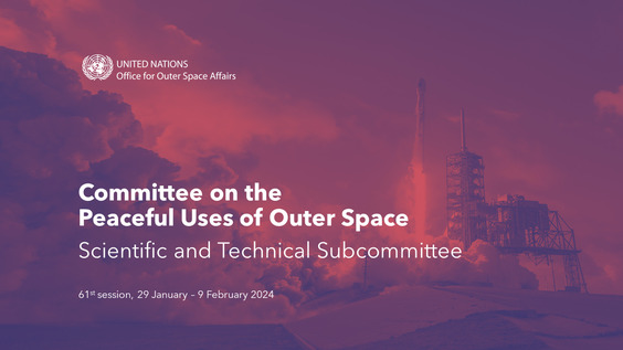 Outer Space: Committee on the Peaceful Uses of Outer Space, Scientific and Technical Subcommittee, 61st session, 1003rd meeting