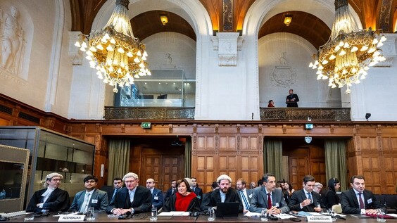 THE HAGUE – The International Court of Justice (ICJ) holds public hearings in the case Azerbaijan v. Armenia - first round of oral argument of Azerbaijan